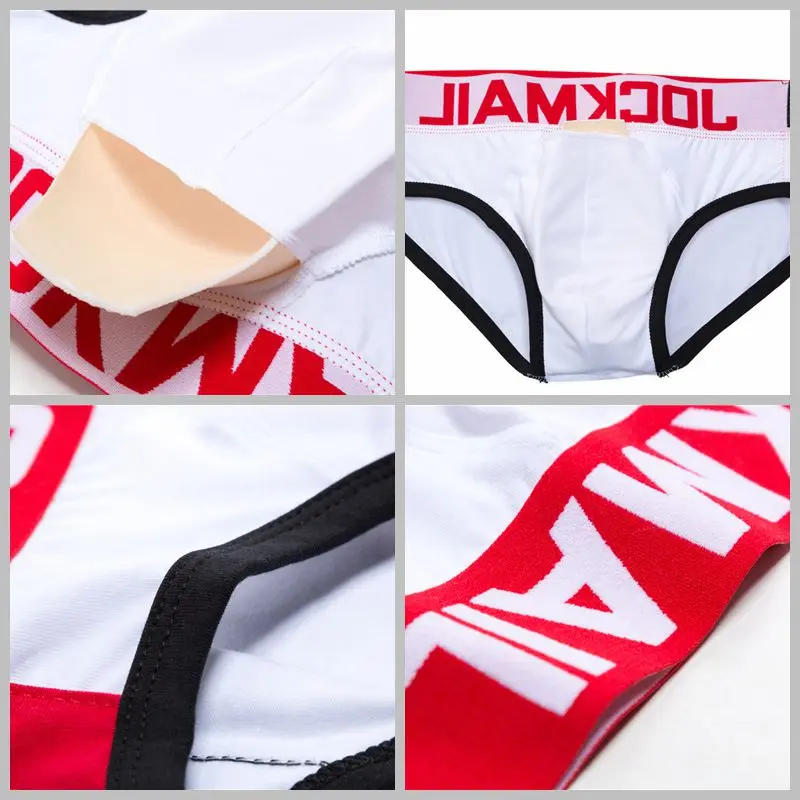 Трусы слипы JOCKMAIL мужские с эффектом пуш ап|hombre slips|calzoncillos hombre slipsslip brand |
