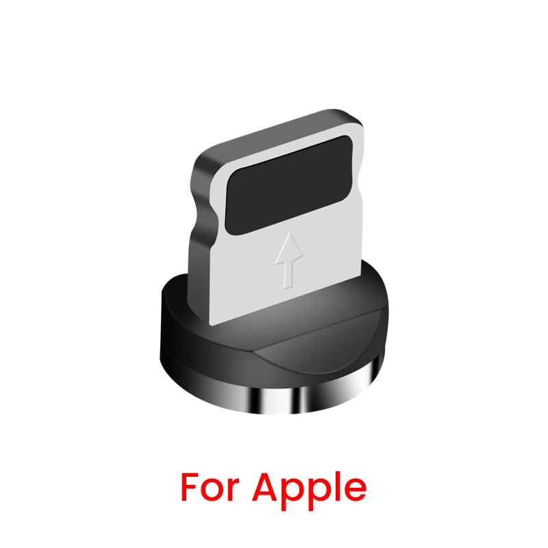 ESVNE 2m Магнитный кабель Micro Usb Typc C магнитная зарядка для Iphone lighting 2A Быстрая зарядка Usb C магнитное зарядное устройство кабель для мобильного телефона - Цвет: for apple plug