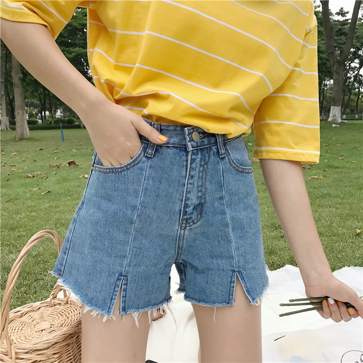 Женская одежда vinatge однотонные прямые широкие брюки женские джинсы ulzzang chic harajuku Свободные джинсы с высокой талией Новые летние bf