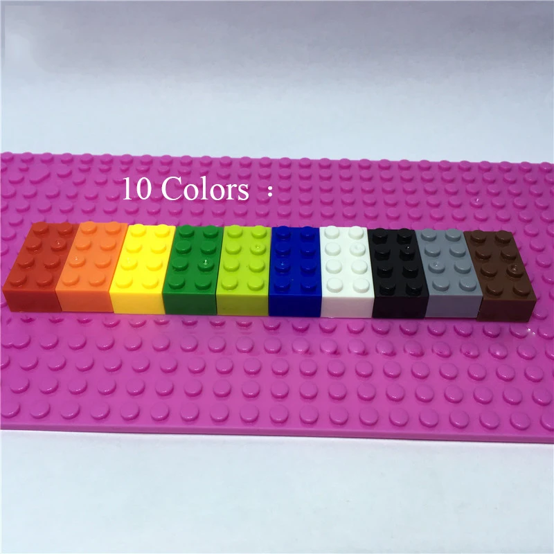 pink lego blocks
