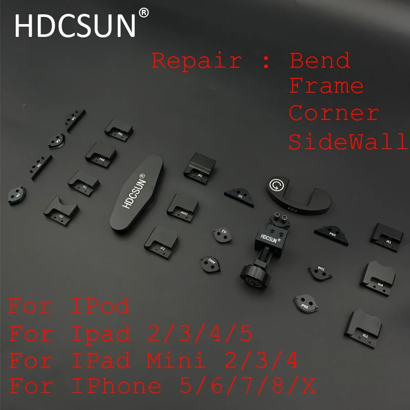 

26 in 1 iCorner Kit for iPod iPad iPhone 5 5S 6 6Plus 6s 6s 7 8 plus iphone X frame Corner Sidewall Bend Fix frame Repair GB1100
