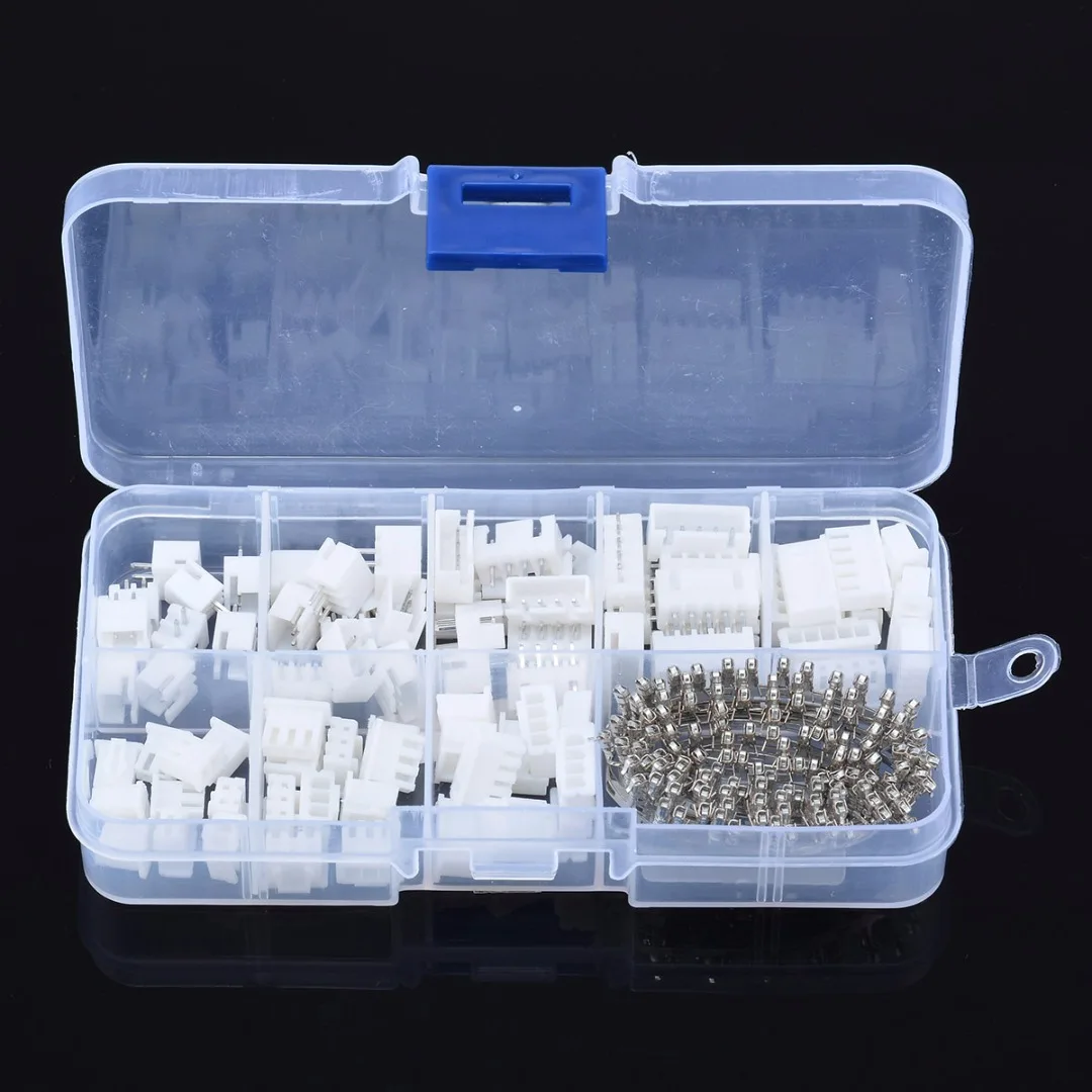 40 Set 2p 3p 4p 5 pin Wire Terminal Pin 2.54mm Pitch Terminal Housing Header PCB Wire Connector Mayitr