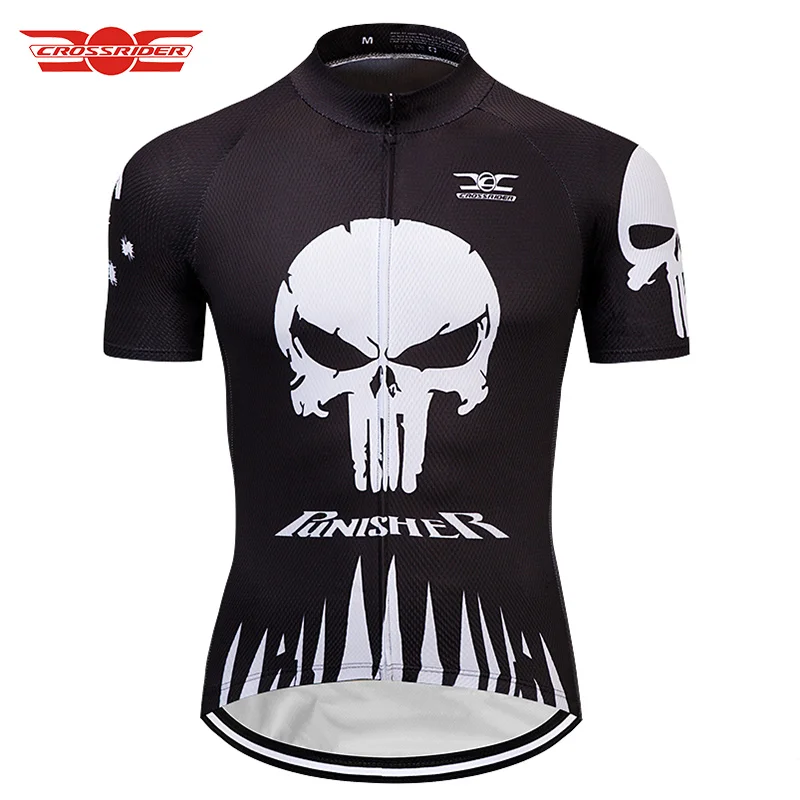Crossrider Black Men's Cycling Jerseys MTB Bike Clothing Quick Dry Bicycle Clothes Short Set Ropa Ciclismo Maillot Culotte