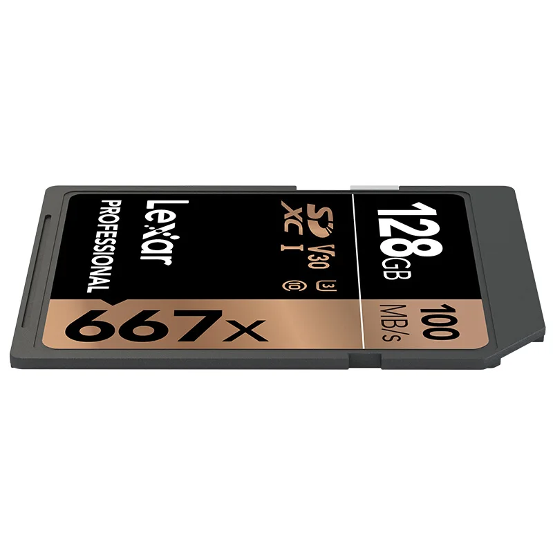 Original Lexar Professional SD Memory Card 667x 128GB U3 class 10 SDXC Flash Cards 100M s 5