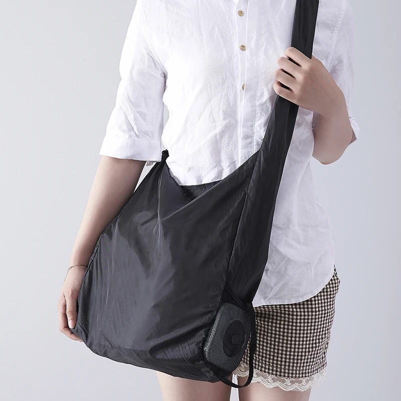 Large Capacity Portable Shopping Bag Nylon Reusable Foldable Storage Bag Case Handbags Eco Bags Home Travel Holder Rotating Box