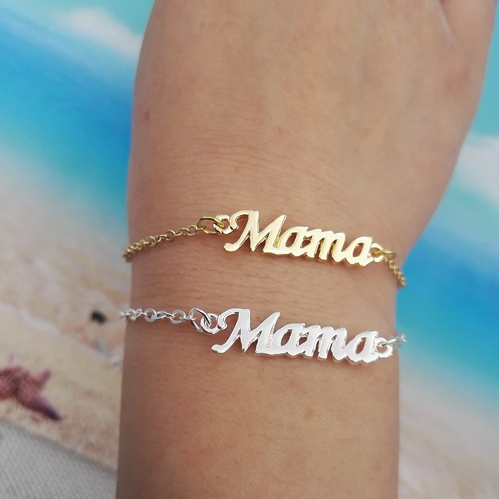 

SanLan Mothers Bracelet, Mother's Day Bracelet, Mama Bracelet new mum gift Mother Jewelry