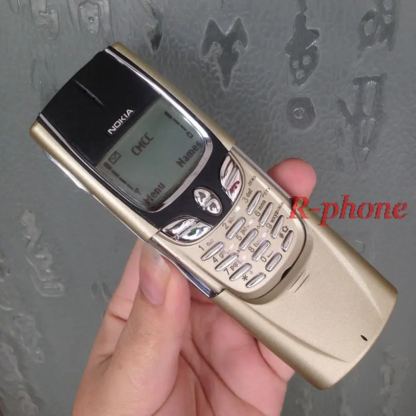 Nokia 8850 мобильный телефон 2G GSM 900/1800 разблокированный 8850 сотовый телефон Арабский Русский Английский Клавиатура