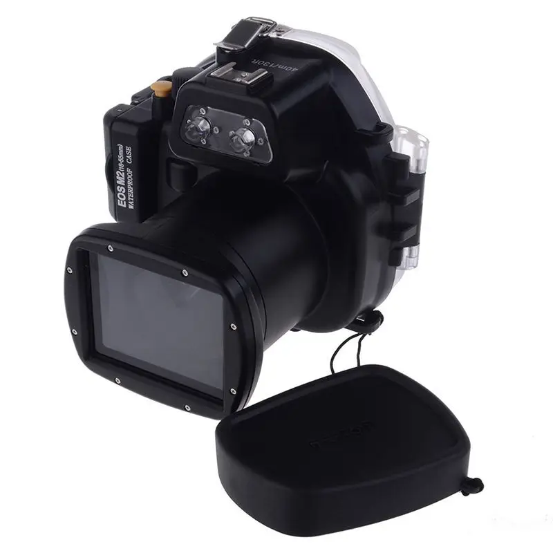 

Meikon 40M Waterproof Underwater Camera Housing Case for Canon EOS M2 18-55 Lens