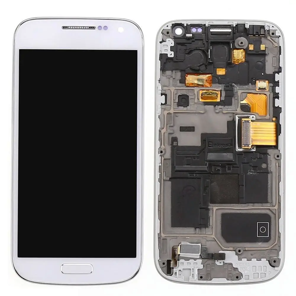 10 Шт./лот ЖК-ДИСПЛЕЙ Для Samsung Galaxy S4 mini GT-i9195 i9190 i9192 ЖК-Дисплей + Сенсорный Экран