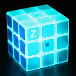 Babelemi белье готовой Стикеры световой синий 3x3x3 Скорость Magic Cube обновленная версия головоломки, развивающие игрушки для ребенок