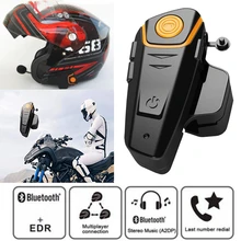 New BT-S2 Pro motorcycle helmet IPX7 Waterproof intercom motorbike wireless bluetooth Headset waterproof BT Interphone with FM