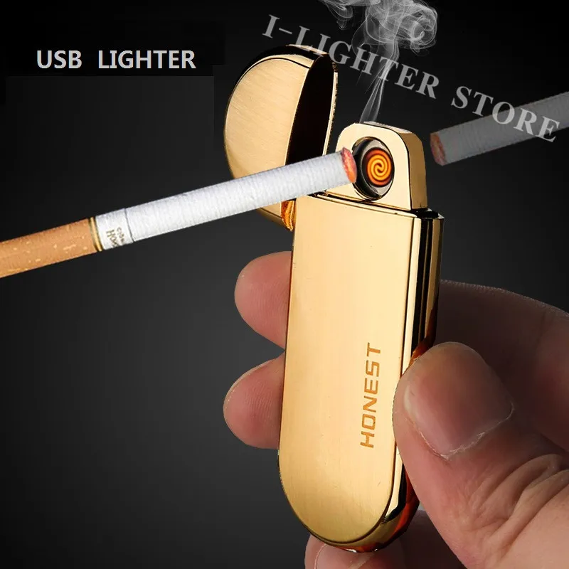 Buy USB Rechargeable Lighter Shake Ignition metal
