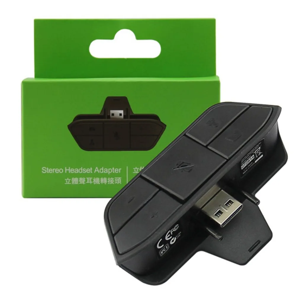 

For Xbox One Stereo Headset Adapter Controller Audio Adapters Headphone Converter For Microsoft Xbox One Wireless Gamepad