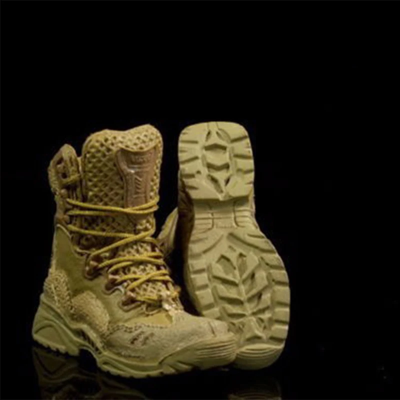 2 Paar 1//6 Flache Taktische Stiefel Schuhe Für Männer 12 /'/' Action Figure
