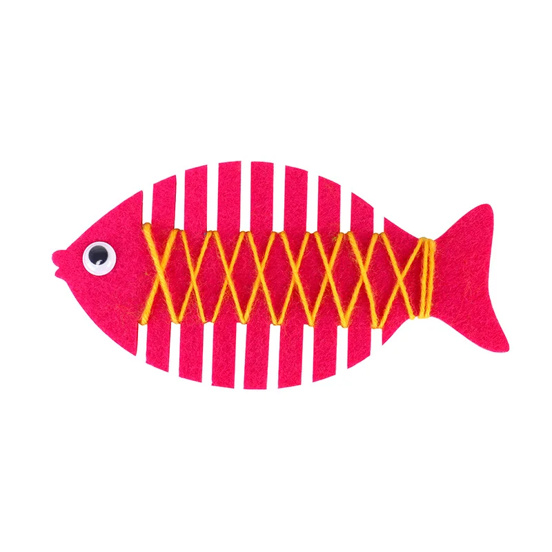 Kindergarten Wrapped Threading Wear Line Fish Manual Game Puzzle Early Learning Education Toys Montessori Teaching Aids Math Toy Kindergarten Wrapped Threading Wear Line Fish Manual Game Puzzle Early Learning Education Toys Montessori Teaching Aids Math Toy