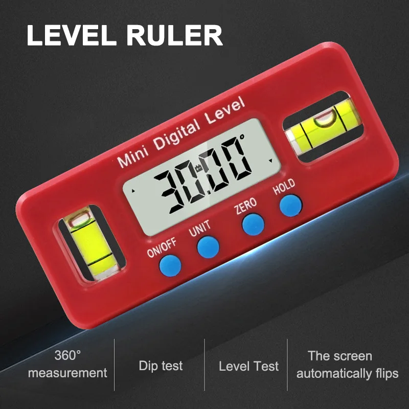

Mini Digital Level Electronic Angle Gauges Protractor Magnetic Base Automobile Test Tool WWO66