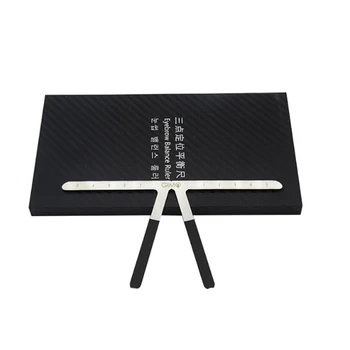 

1pcs/box Permanent Makeup Tattoo Eyebrow Ruler Measure Tool Metal Eyebrow Balance microblading Permanent Makeup Beginner