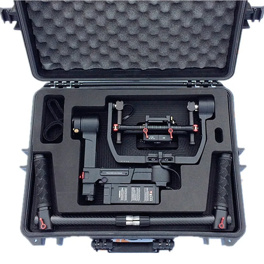 Черный Жесткий abs пластиковый защитный чехол для DJI Ronin M с пенопластом под заказ