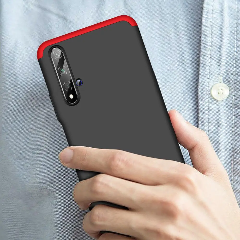 Оригинальный противоударный чехол GKK для Huawei Honor 20 pro lite с полной защитой матовый