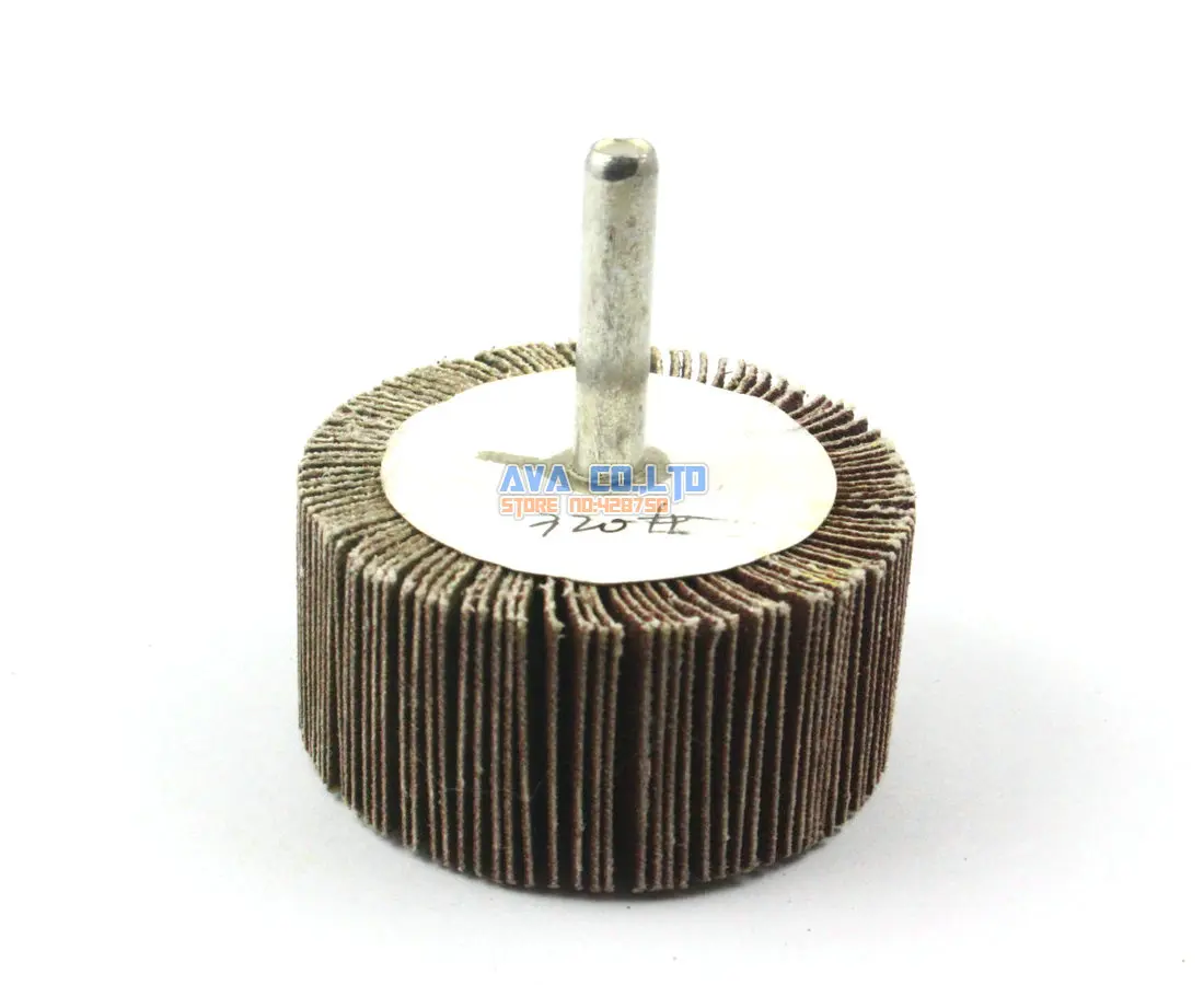 

5 Pieces 50x25mm 320 Grit Abrasive Flap Sanding Wheel 6mm Shank