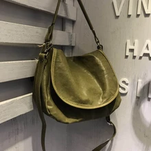 Vendange модная простая сумка из натуральной кожи, сумка на плечо из овечьей кожи, женская сумка из мягкой кожи 2542