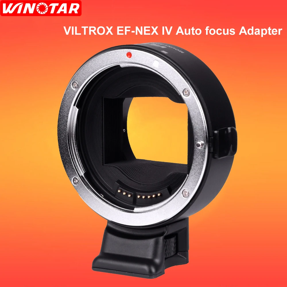 

VILTROX EF-NEX IV Auto focus Adapter mount for Canon EF Lenses to use on Sony Full frame A9 A7R camera E mount A6500 A6300 NEX-7