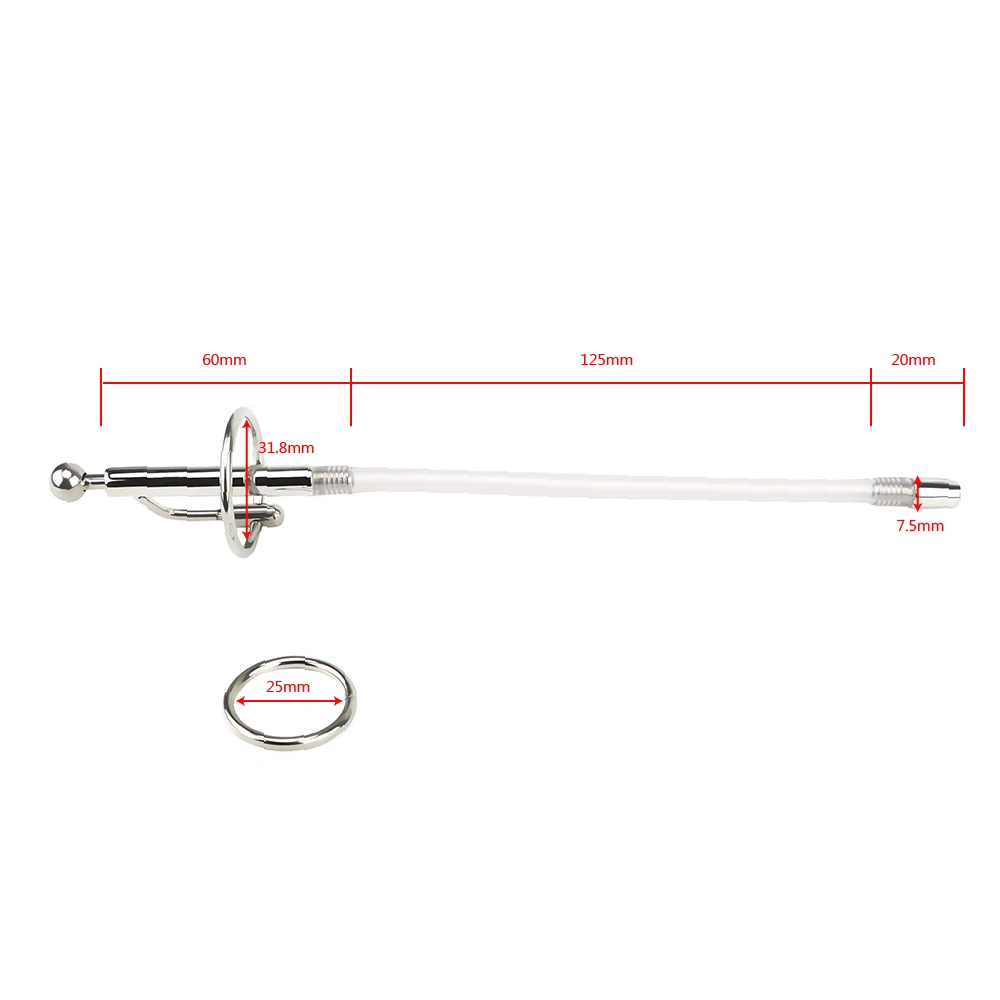 Urethral Prince Stretching Catheter Sounding Penis Plug Horse Stimulate Dilator Sex Toys For Men Gay silicone urethral dilator,urethral dilator