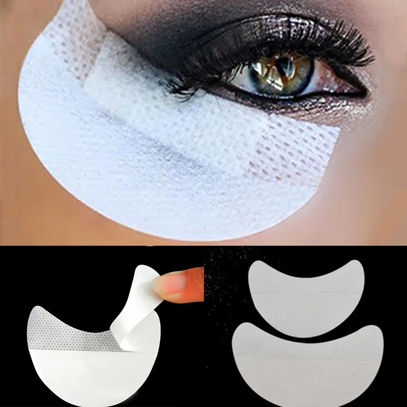 

10pcs Eyeshadow Shields Under Eyelash Eye Patches Disposable Eyeliner Makeup Protector Pads Cotton Eyes Makeup Tools