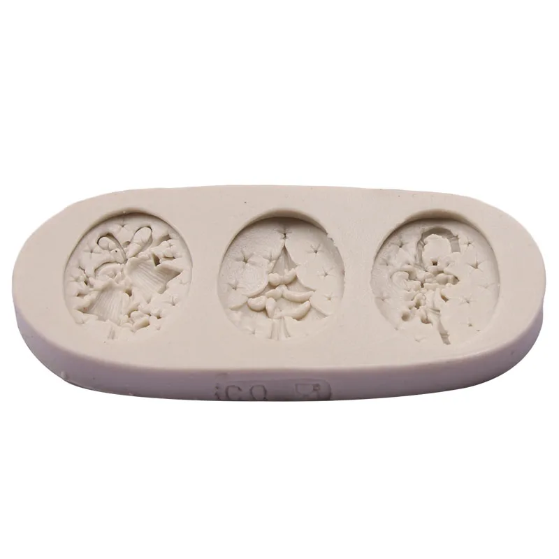 

Christmas Tree Bells Crutch Silicone Resin Molds XMAS Moulds Tools Pendant Jewelry for Making Gift Party Decoration