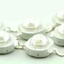 200 шт./лот 1 Вт зеленый светодиодный чип лампы бусины чистый зеленый 520-523nm 3,2-3,4 V 80-90LM 30mil