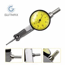 Циферблат тестовый индикатор 0-0,8 мм/0,01 мм ударопрочный и водонепроницаемый циферблат индикатор Калибр точный измерительный прибор HY99