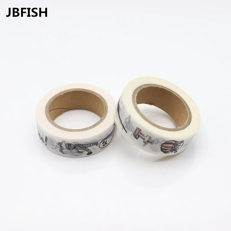 

JBFISH Halloween Pumpkin Deer Skull Washi Tape Cartoon masking tape scrapbook 8027
