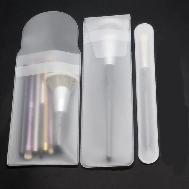 10Pcs White Makeup Brushes Protector Guard Protective Sleeve Dust proof