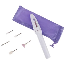 Инструмент для нейл-арта, профессиональная электрическая дрель для ногтей, 5 бит, набор для ухода за ногтями 100-240 В, Машинка для педикюра и маникюра