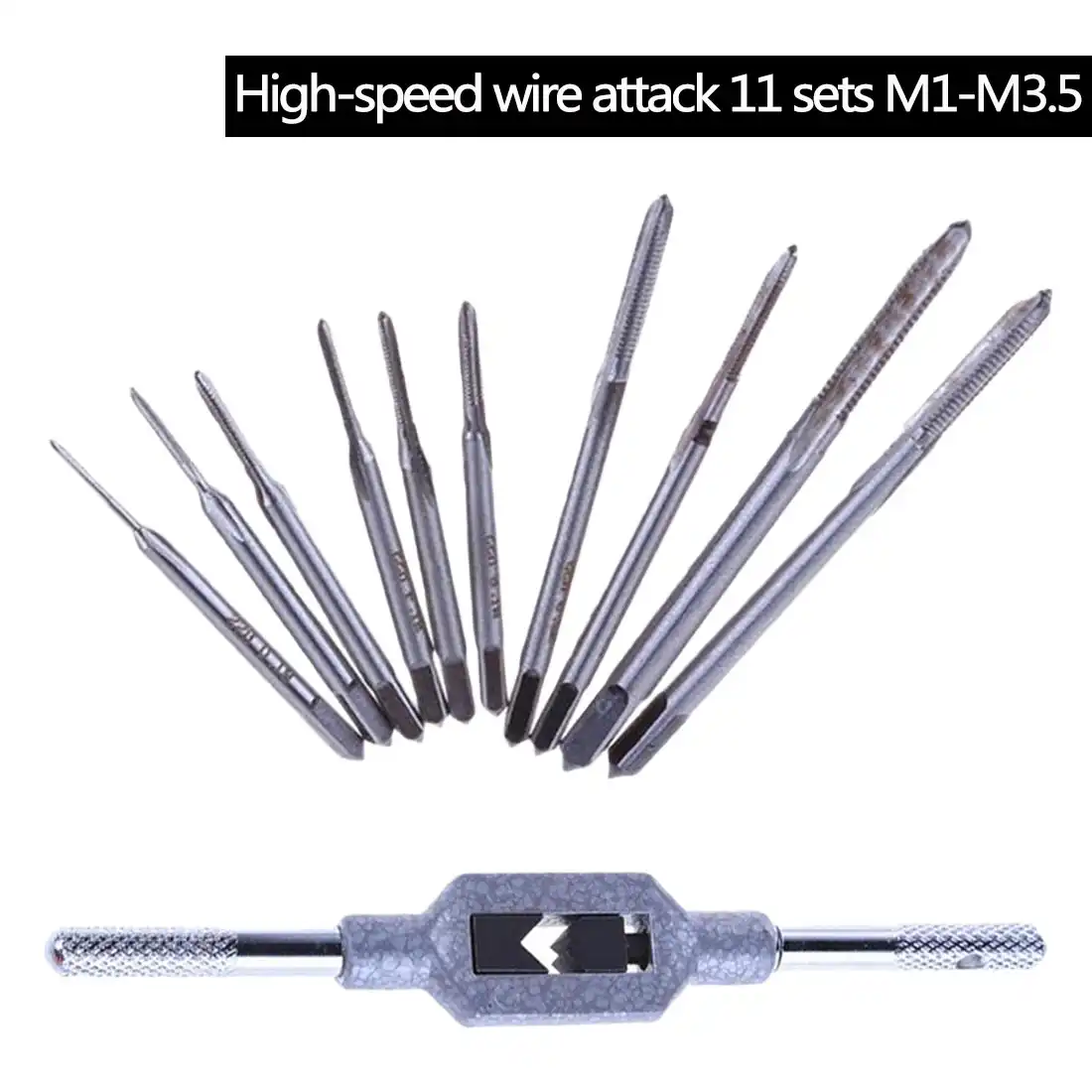 11 Teile//Los M1 M1.2 M1.4 M1.6 M1.7 M1.8 M2 M2.5 M3 M3.5 Mini Gewinde Bohre Y3S5
