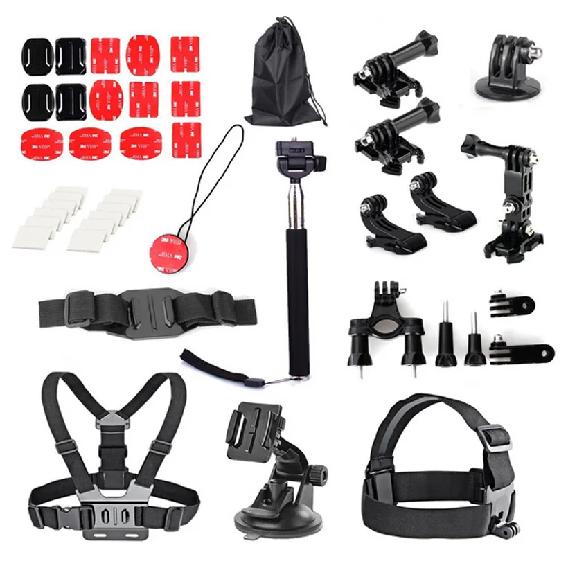 Wholesale 28-in-1 Accessories Kits for Gopro Hero4 Hd 3+/3/2/1 SJCAM Xiao Yi Waterproof Underwater Action Sports Outdoor Camera Camcorder Buy Cheap 28-in-1 Accessories Kits for Gopro Hero4 Hd 3+/3/2/1 SJCAM Xiao Yi Waterproof Underwater Action Sports Outdoor Camera Camcorder