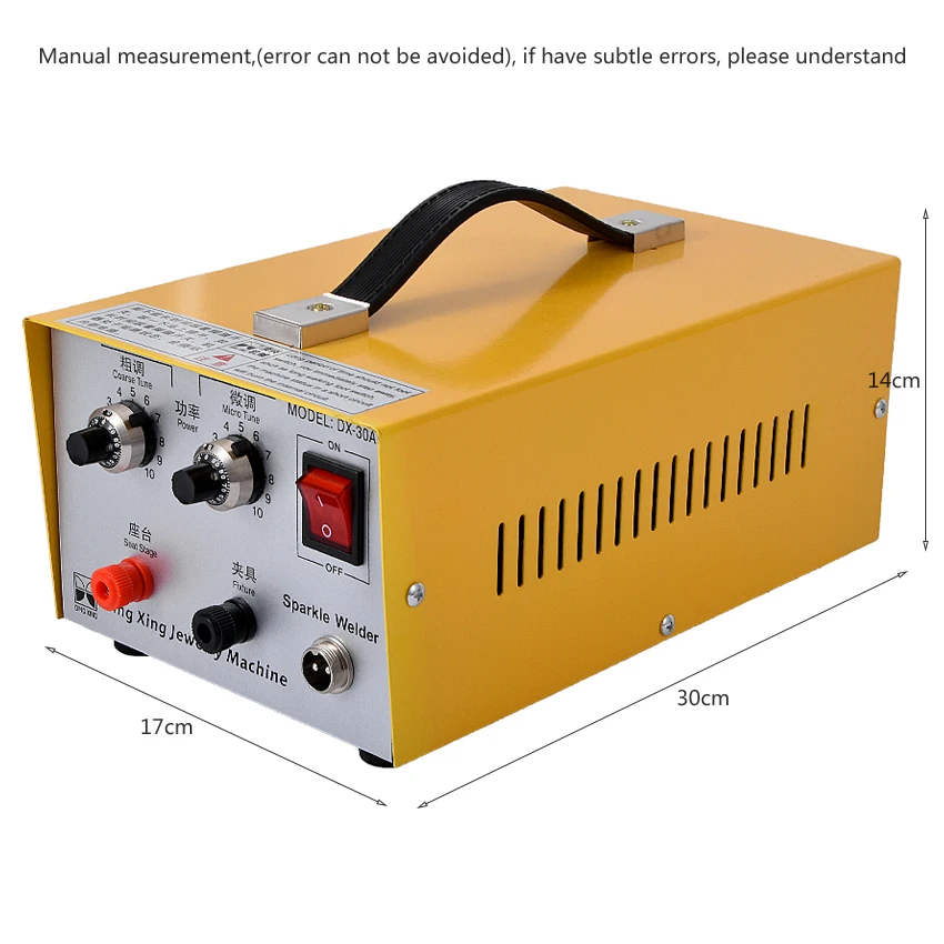 US $107.27 30A Jewelry Welding Machine Golden Welding Laser Spot Welding Good Pulse Spot Welder For Gold Silver Platinum 400W DX30A