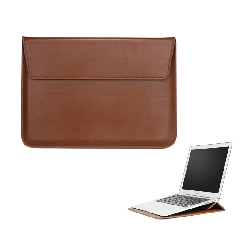 

PU Leather Breifcase Carrying Sleeve Cover Holder For Macbook Air Pro Retina 11 12 13 15 Notebook Laptop New Mac book 13 inch