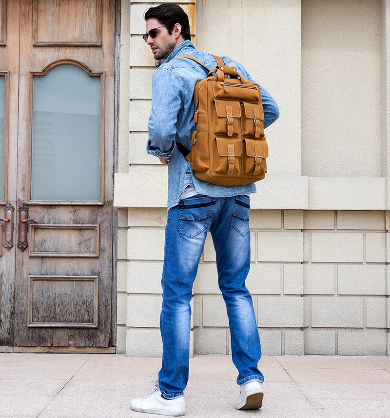 Leather Backpack | Paterson™ Leather Backpack