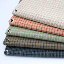 50*70 см 5 цветов Ripstop жаккардовое переплетение окрашенная пряжа ткань ручной работы DIY ткань для лоскутные одеяла 4 шт./партия