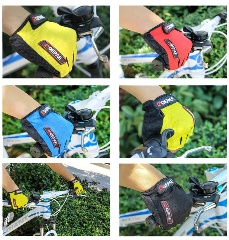 Высококачественные летние велосипедные перчатки на полпальца, гелевые мужские моющиеся нескользящие перчатки для горного велосипеда, женские велосипедные перчатки