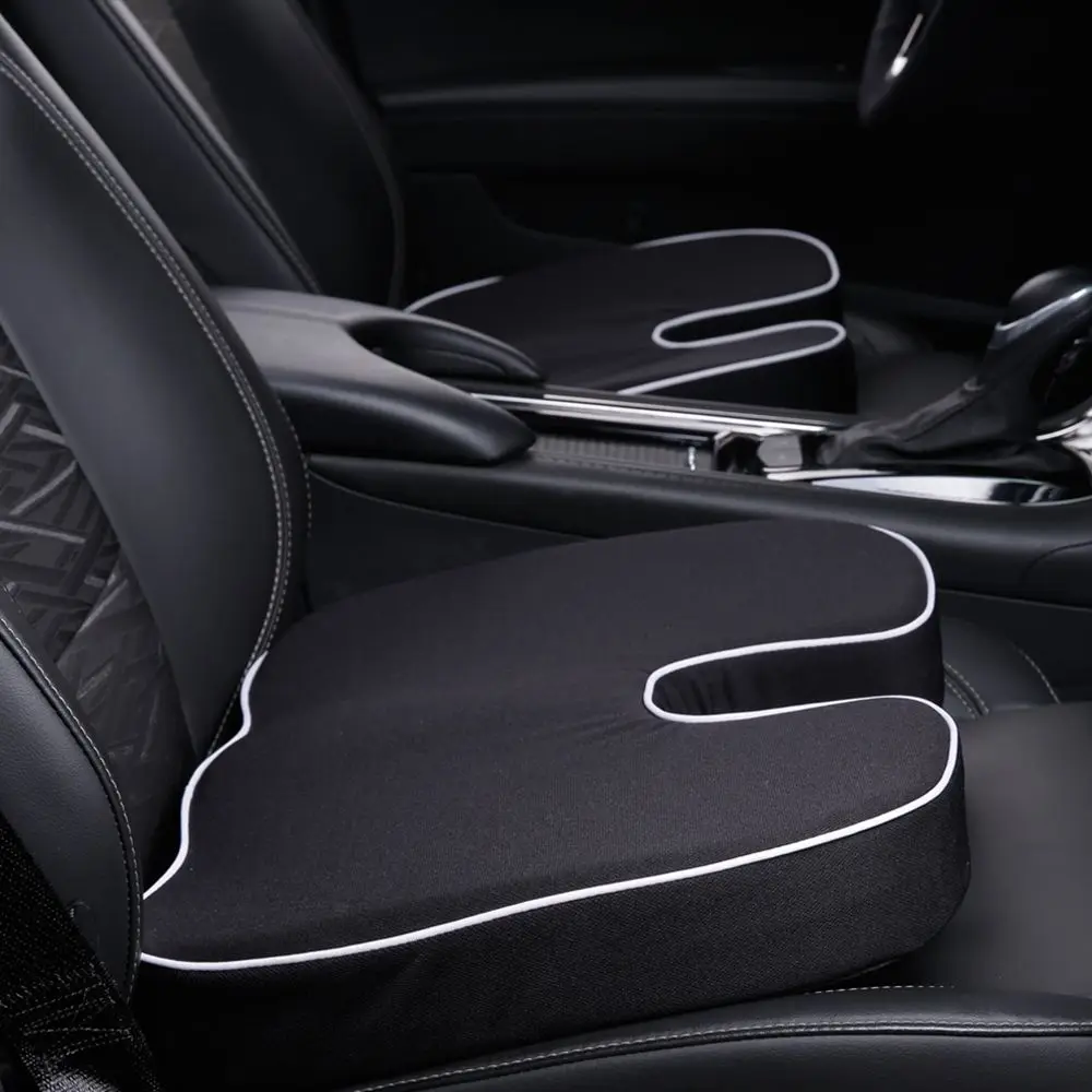 Plixio Coccyx Seat Cushion for Car Office Travel Home Memory Foam Chair