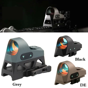 

Tactical 3MOA Red Dot Sight Scope Shotgun Scope Hunting Riflescope With Two Mounts 20MM 5-0037