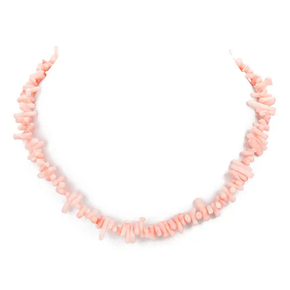 5 цветов Цыганский камень ручной обработки бисерной цепи непальская каменная Подвеска Чокеры ожерелье для женщин Богемские ожерелья Этническая цепь на шею - Окраска металла: 007 pink