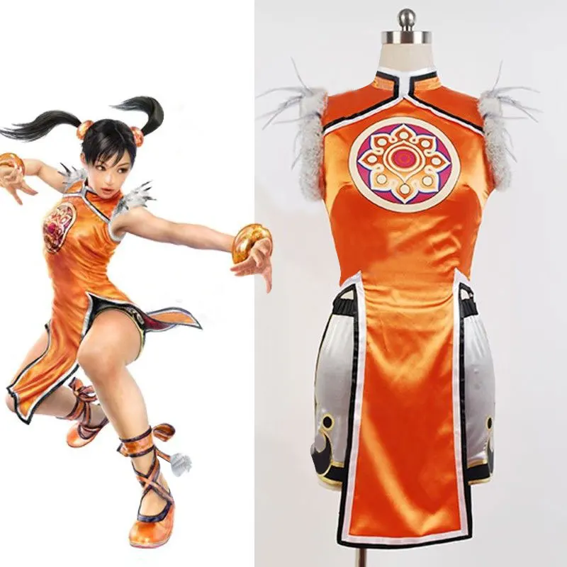 

Tekken Ling Xiaoyu Cosplay Costume Full Sets