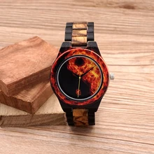BOBOBIRD Марка Дизайн J25 Мужские Кварцевые Часы Лучший Бренд Класса Люкс Классный Дизайн УФ Priting Огонь Восемь Диаграммы Наручные Часы OEM Relogio