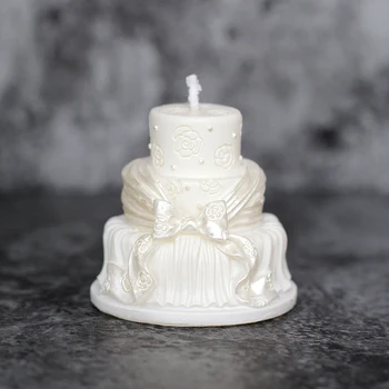 

Silicone Mold for Soap Candle Making 3D Cake Shape Handmade Craft Resin Clay Moulds Chocolate Fondant Cake Decorating Tool