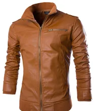 Men’s PU Jackets Coats Motorcycle Leather Jackets Men Autumn Spring Leather Clothing Male Casual Coats Clothing 3XL