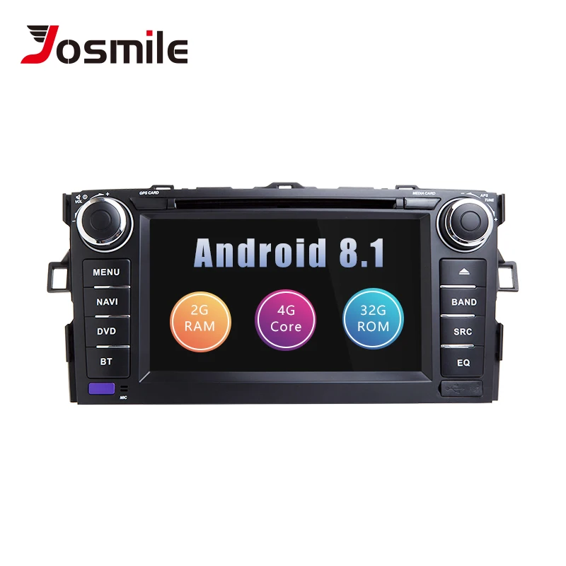 

2 Din Car Radio GPS Android 8.1Car DVD Player For Toyota Auris Toyota Corolla Altis 2012 2013 Navigation MultimediaTape Recorder
