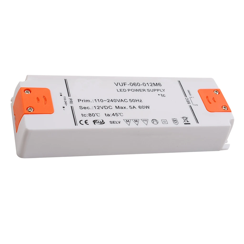 LED Transformer 265V TO DC 12V,Driver Supply Constant Voltage Power for Lights